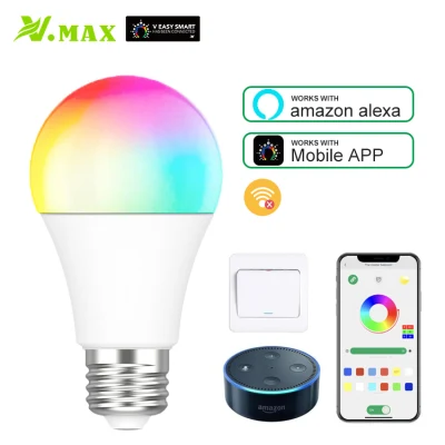 Luce LED colorata Vmax, lampadine intelligenti per la casa, lampadina intelligente